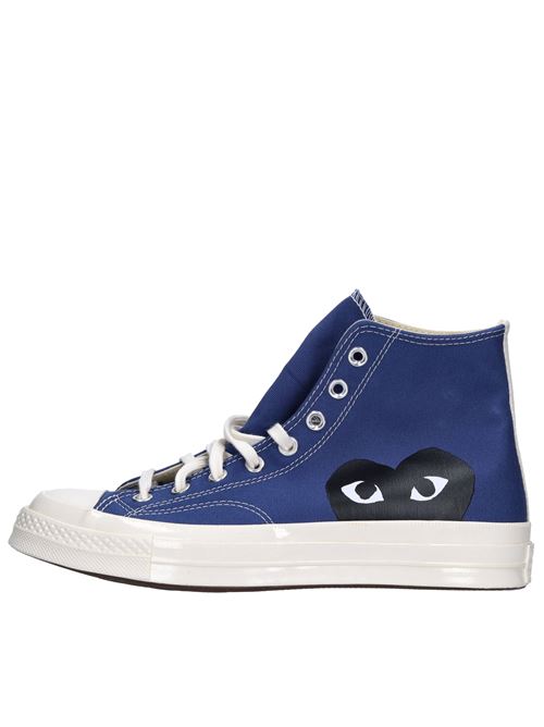 Sneakers in tessuto ed ecopelle CONVERSE PLAY COMMES DES GARCONS | 171846CBLU